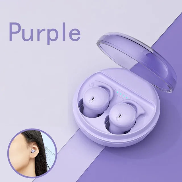 New Q26 Sleep Headphones Mini Small Wireless Bluetooth Earphones Noise Reduction Headset In-Ear Invisible Sleeping Earbuds Gifts