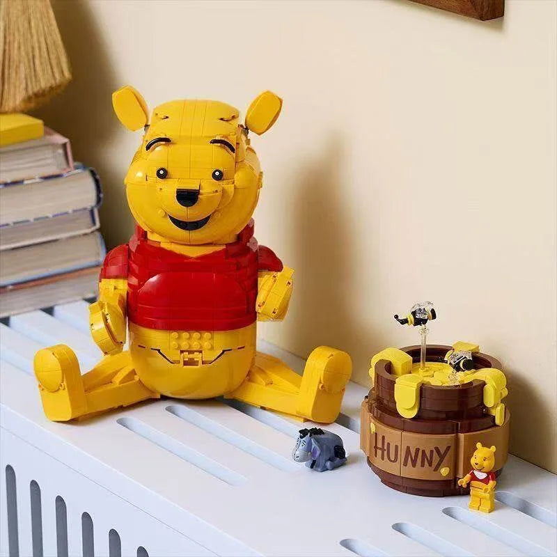 2026 cute teddy bear toy building blocks suitable for birthday, Christmas, holiday gifts, and home decoration small ornaments