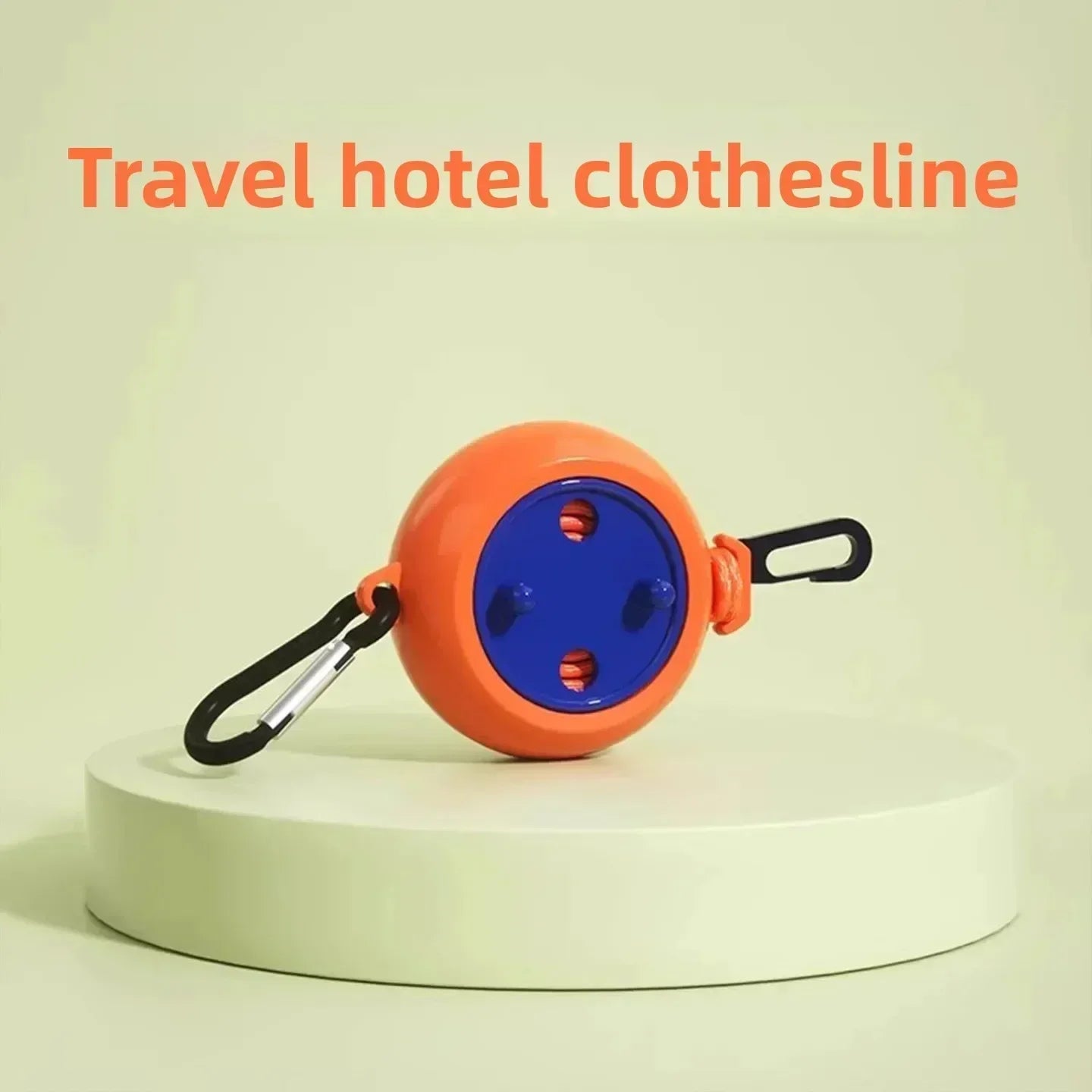 1PC Travel Outdoor Camping Hotel Portable Retractable Clothesline,Windproof Anti-slip 10M Laundry Hanger Drying Rope Accessories