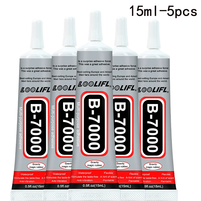 B7000 15,25,50,110ml Rhinestone Glue, Rhinestone Craft Glue, Jewelry Glue, Jewelry Processing Glue, Has Flexibility after Drying