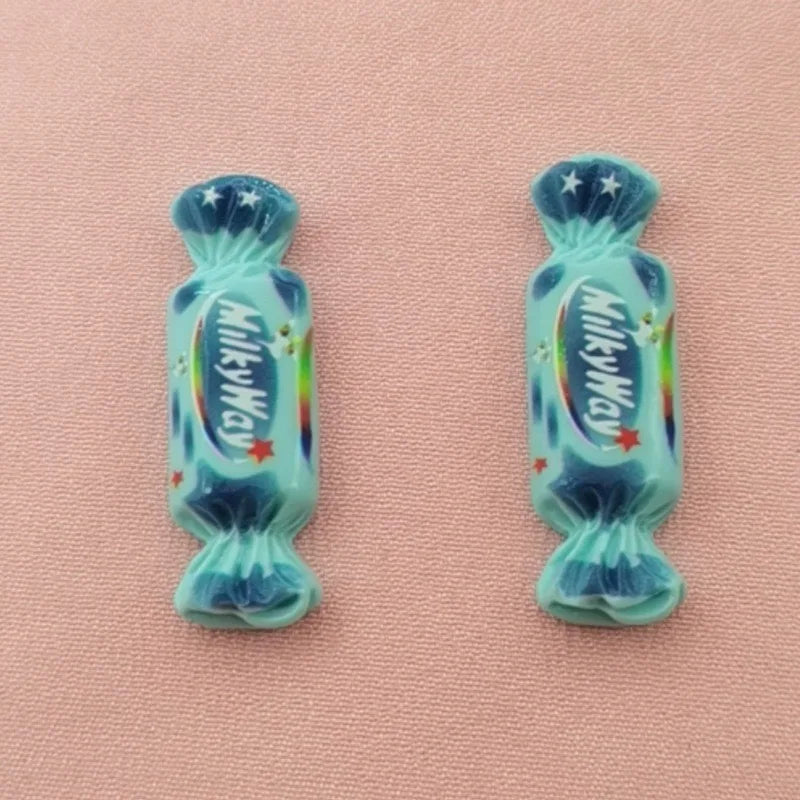 10pcs simulation candy and food toy resin pendant, DIY jewelry making earrings, keychain accessories