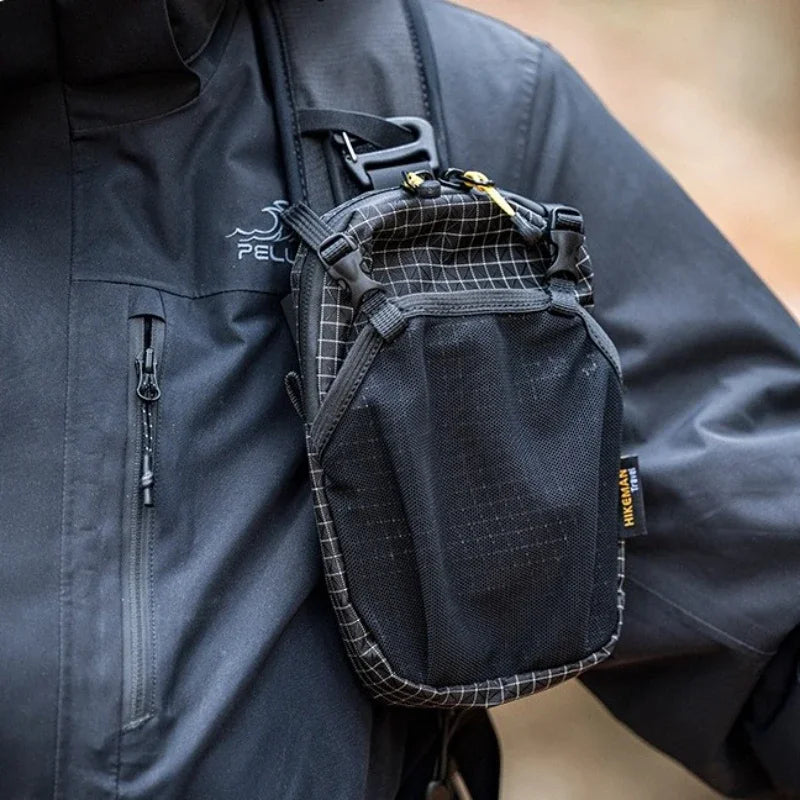 Outdoor Sports Waist Bag Mobile Phone Bag Tactical Hanging Pack for Backpack Expansion Shoulder Bags Lightweight Hiking Gear