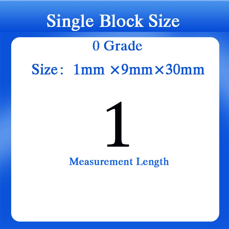 1pc,0.5mm-100mm Length,High Speed Steel Block Gauge,0 Grade,Tools for Micrometer and Caliper Inspection,Custom Gauge Available