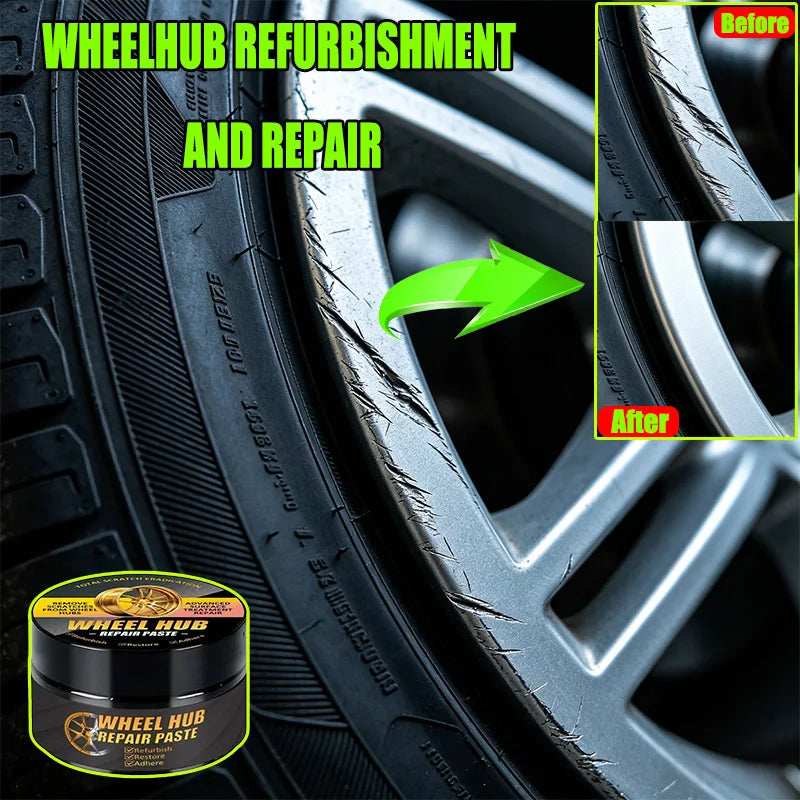 Car Wheel Hub Repair Paste Scratch Remover Oxidation Polishing it Reparación Llantas Universal Alloy Wheel Dent Restore Care