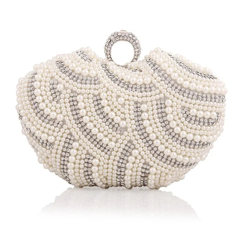 New Arrival Flower Crystal Wedding Bridal Clutch Purse Luxury Designer Women's Dinner Party Cocktail Handbags Diamond Bags