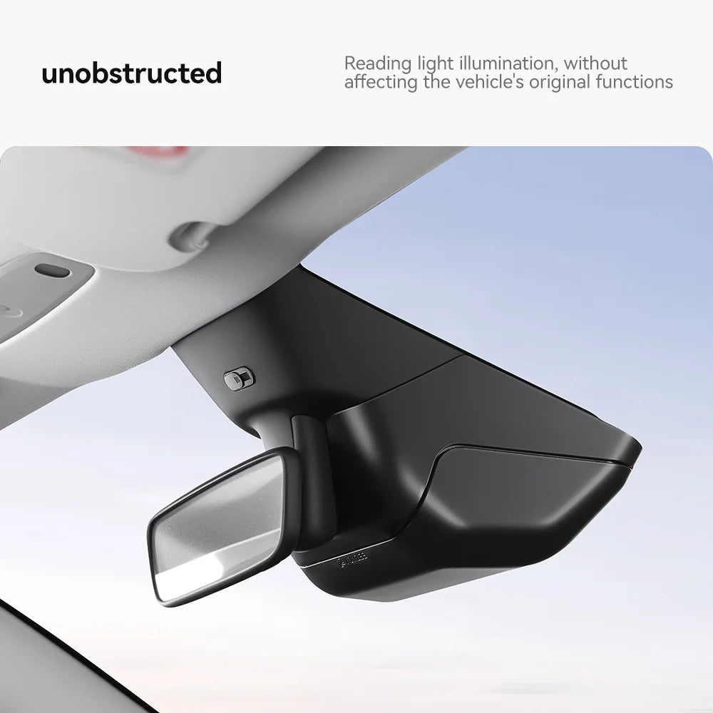 YZ for Tesla Model Y Juniper 2025 Car Sunglasses Box Car Glasses Frame Anti-scratch ABS Rearview Mirror Glasses Box Accessories