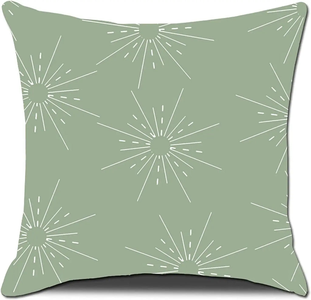 4Pcs Linen Throw Pillow Covers 45x45cm Decorative Cushion Cases for Sofa Bedroom Living Room Home Decor Zippered Pillowcases