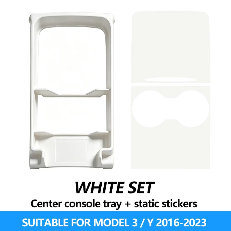 For Tesla Model 3 / Y Highland & Model Y Juniper 2016-2026+ Center Armrest Storage Organizer Tray Center Console storage Box