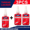 Jxvx 50ml 271 Red Metal Adhesive Thread Locking Agent Is Suitable for Nuts, Bolts and Fasteners to Prevent Loosening, Resistant to Oil and High Temperatures, Ideal for Nuts