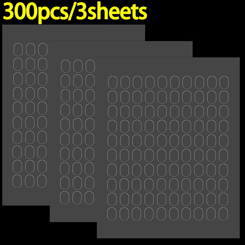 Double Sided Gel Glue Pad Adhesive Dots Fastener Strong Oval Self Adhesive Tape DIY Action Figures Carpet Poster Fixing Tape Pad