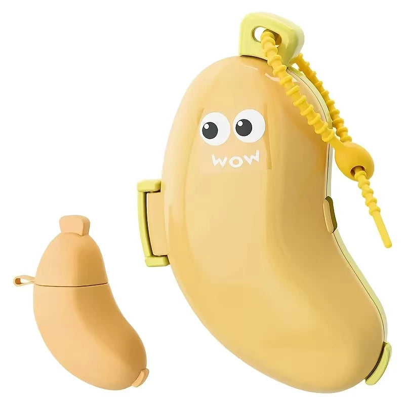 1pc Banana Portable Toothbrush Travel Case Compact Design Dust-Proof and Bacteria-Resistant Protects Bristles