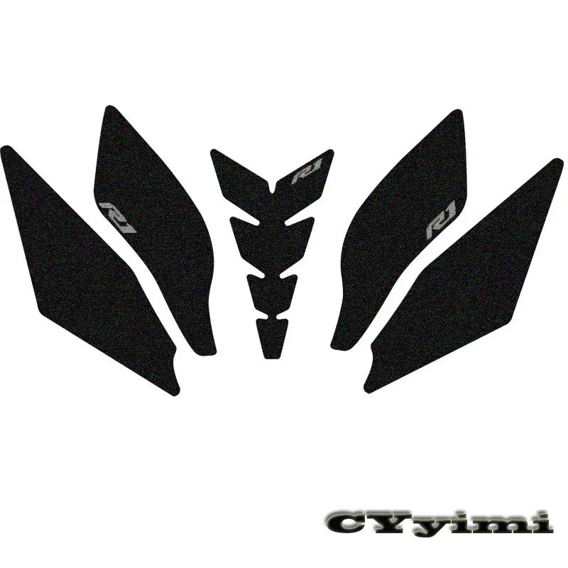 For YZF R1 R1M YZFR1 2015 - 2021 Motorcycle Accessories Side Fuel Tank Pads Protective Stickers Knee Grip Traction Pad