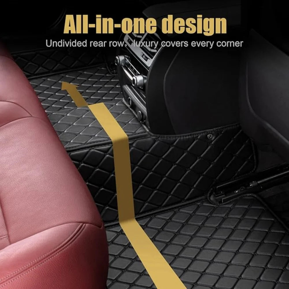 Custom Floor Mats For BMW 3 Series F30 F31 Touring F34 GT G20 20-23 Leather Full Coverage Auto Floor Mats Luxury Floor Liners