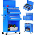 Heavy-Duty Rolling Tool Chest with Removable Cabinet, Lockable Storage Box for Workshops and Garages