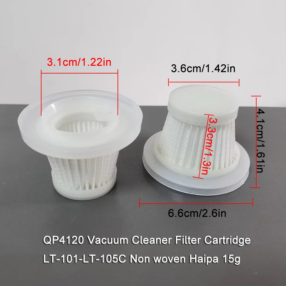 For LT-124-127 Vacuum Cleaner Vacuum Cleaner 2PC Stainless Steel Filter  Filter Element Filter Vacuum Cleaner Filter element
