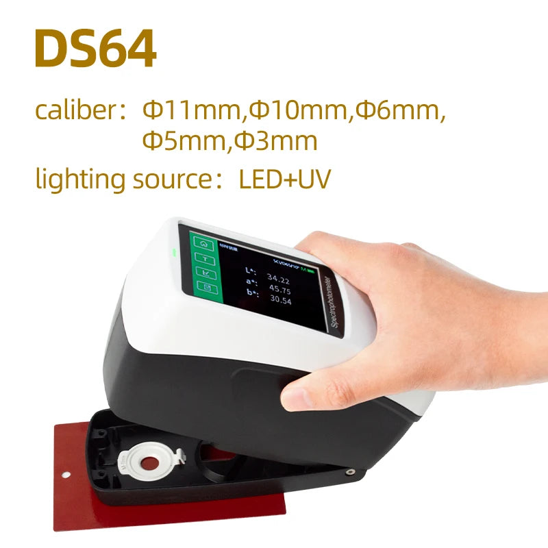 CHNSpec DS60 Series Portable Spectrophotometer Colorimeter for Paints, Coatings, Printing, Textiles and Color Measurement