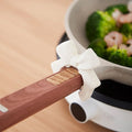 Bow Silicone Spatula Rack Multi-function Pot Clip Bowknot Anti Scalding Overflow Spatula Holder Spoon Rests Kitchen Gadgets