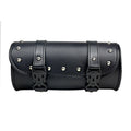Motorcycle Fork Saddle Bags Leather Waterproof Tool Roll Barrel Bag Saddlebags Storage For Harley Sportster Touring Dyna Softail