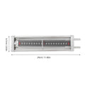Water Column Gauge Tool U Tube Pressure Manometer 2000Pa for Gas Station Industrial Residential Vacuum Pressure Measurement