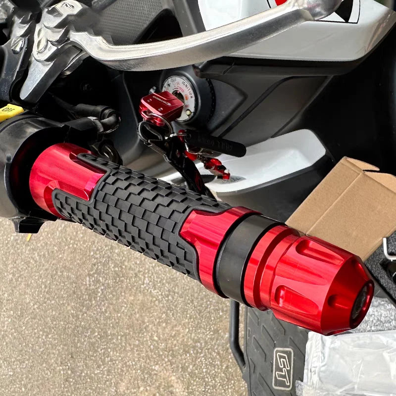 Universal Motorcycle Handlebar Grips Handle Bar Cap End Plugs Counterweight Cap Protective aesthetic accessories