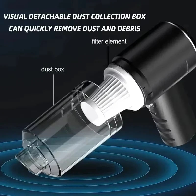Car Vacuum Cleaner 2900000 Pa 4 In1 Powerful Clean Machine Wireless Blowing Suction Portable Vacuum Cleaner household 2026
