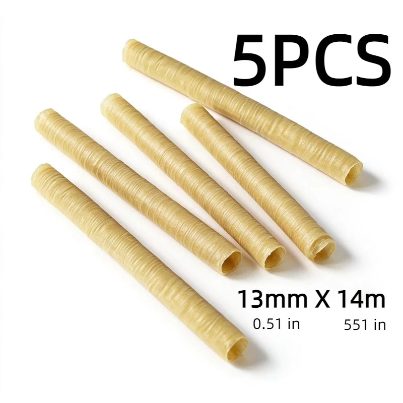 13mm x 14m dry casing sleeve. Sausage box, tool for making small caliber sausages, hot dog sleeves for grilling sausages
