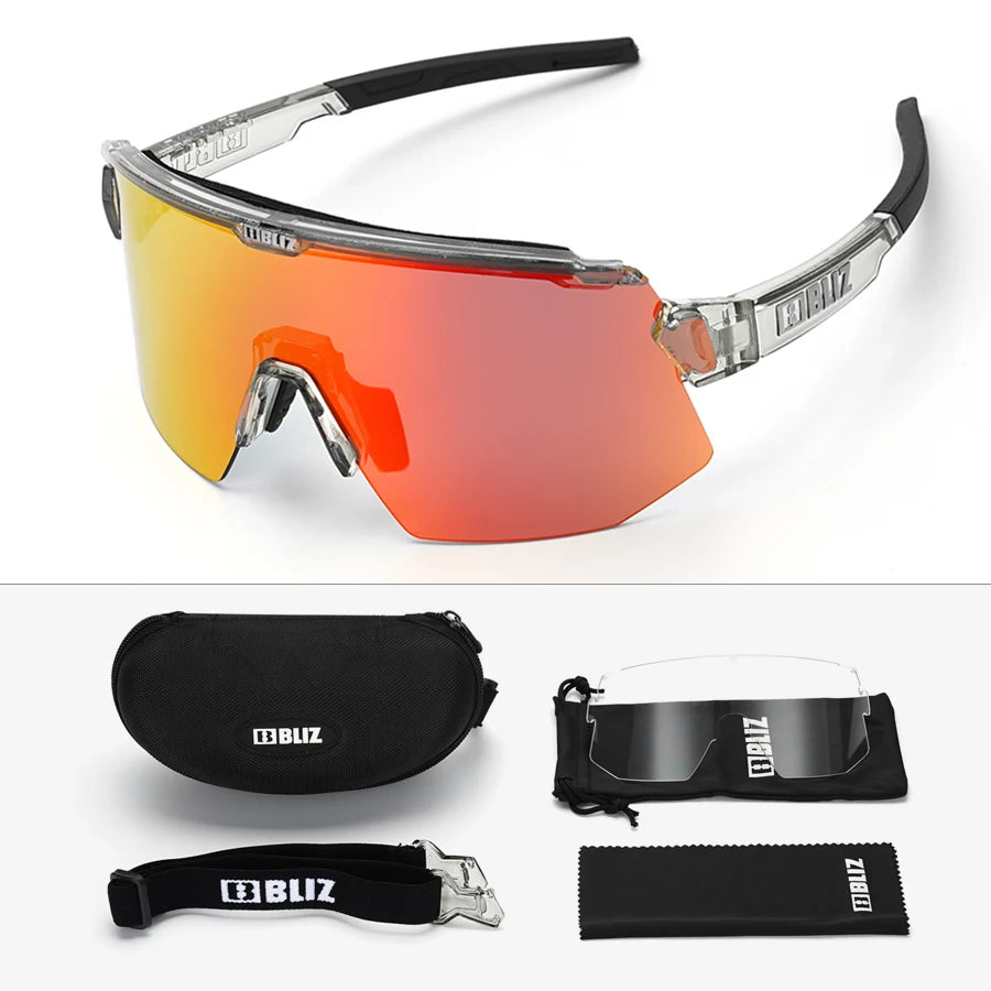 B Bliz Breeze Style Polarized Cycling Sunglasses UV400 Photochromic Outdoor Glasses for Men Women Anti-Slip for Climbing Hiking