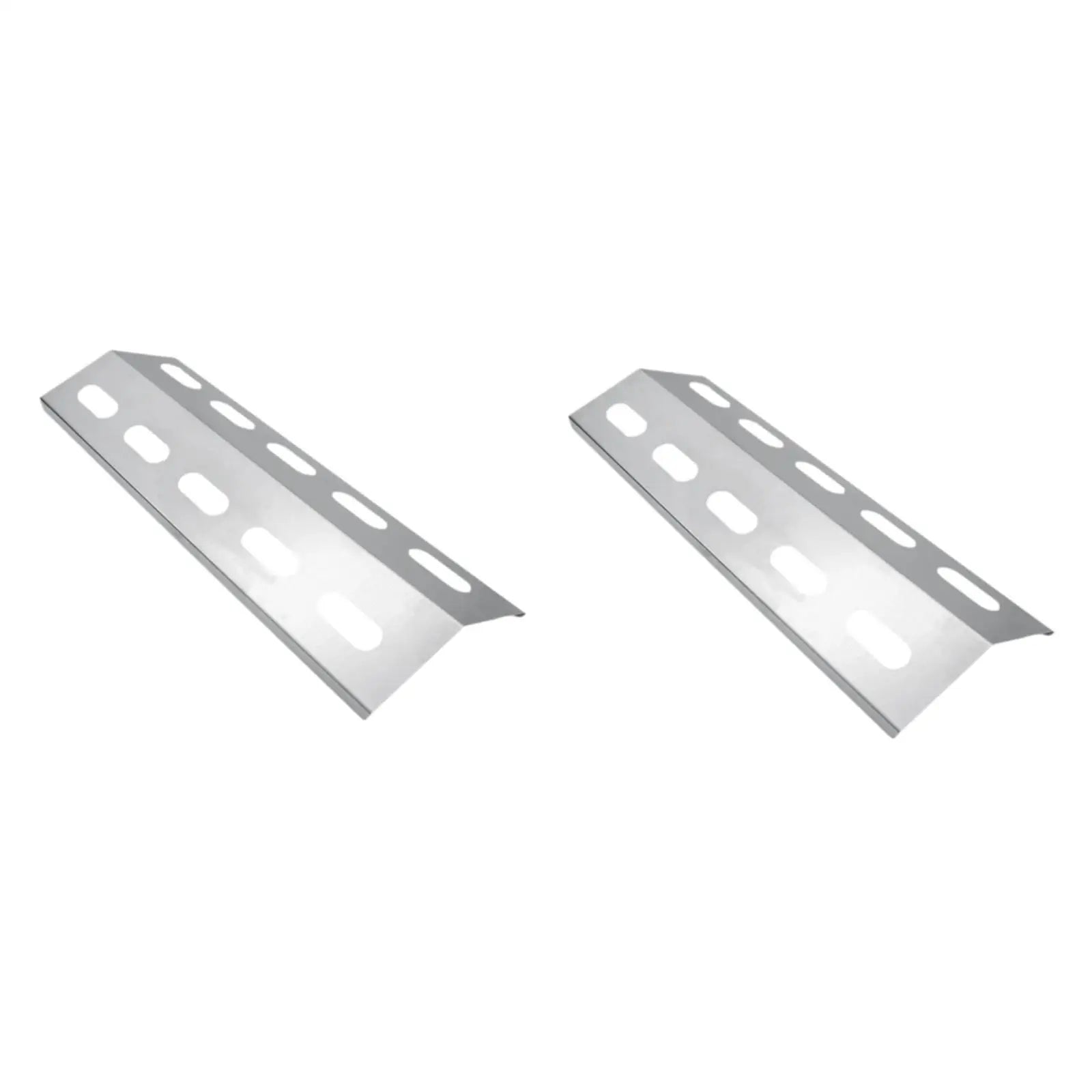 2Pcs Grill Heat Plate Shield Barbecue Heats Plate Easy to Install Convenient Fire Divider Heat Tent for Garden Camping Picnic