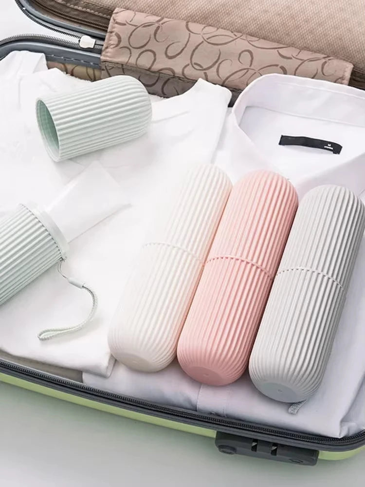 Portable toothbrush, toothpaste holder, toothbrush box, farewell to hotel travel, disposable toothbrush, toothpaste, camping box