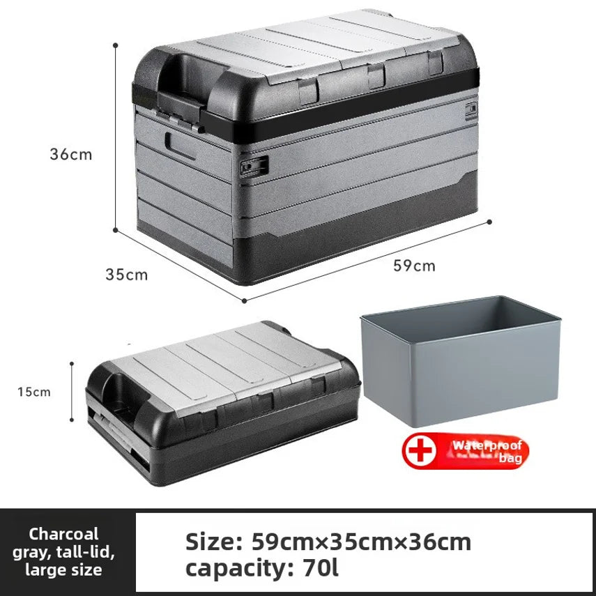 Cross-border Car Trunk Storage Box, Foldable Storage Box, Outdoor Camping Box, Household Storage And Organizing Box