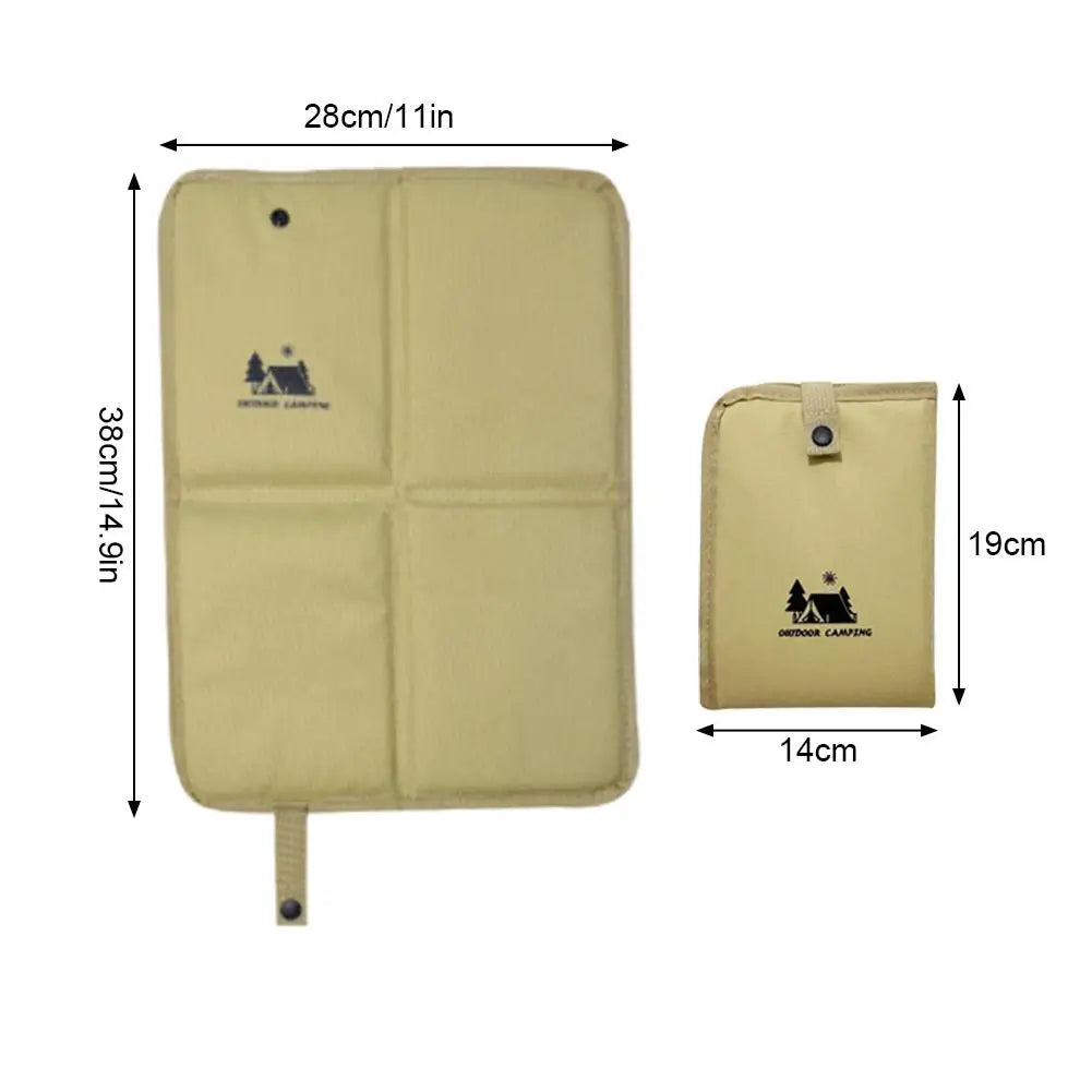 Outdoor Hiking Portable Oxford Cloth Foldable Moisture-Proof Cushion Dirt Proof Picnic Mat Camping Insulation Beach Mat