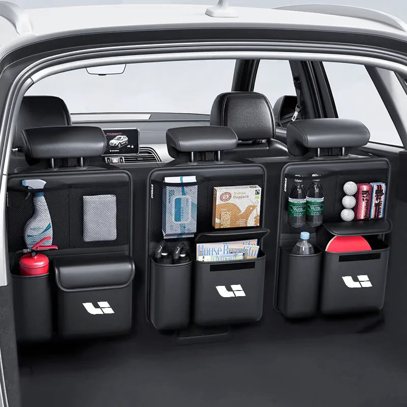 Car Trunk Storage Bag for Li LEADING IDEAL L6 L7 L8 L9 Foldable Tools Organizer Multifunctional Back Seat Hanging Organizer Suv