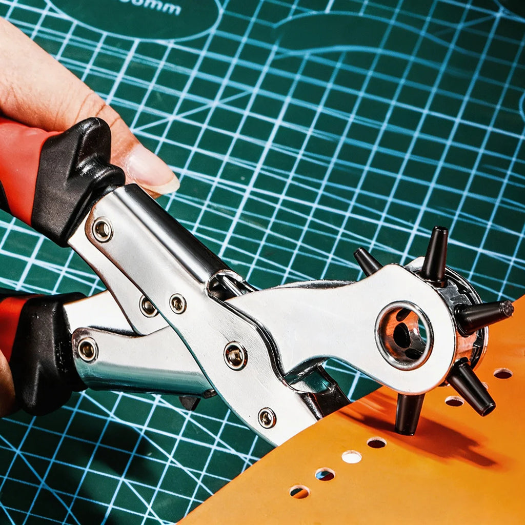 Leather Hole Punch Pliers Belt Watch Strap Eyelet Puncher Multifunctional Handmade Craft Hardware Repair Tool