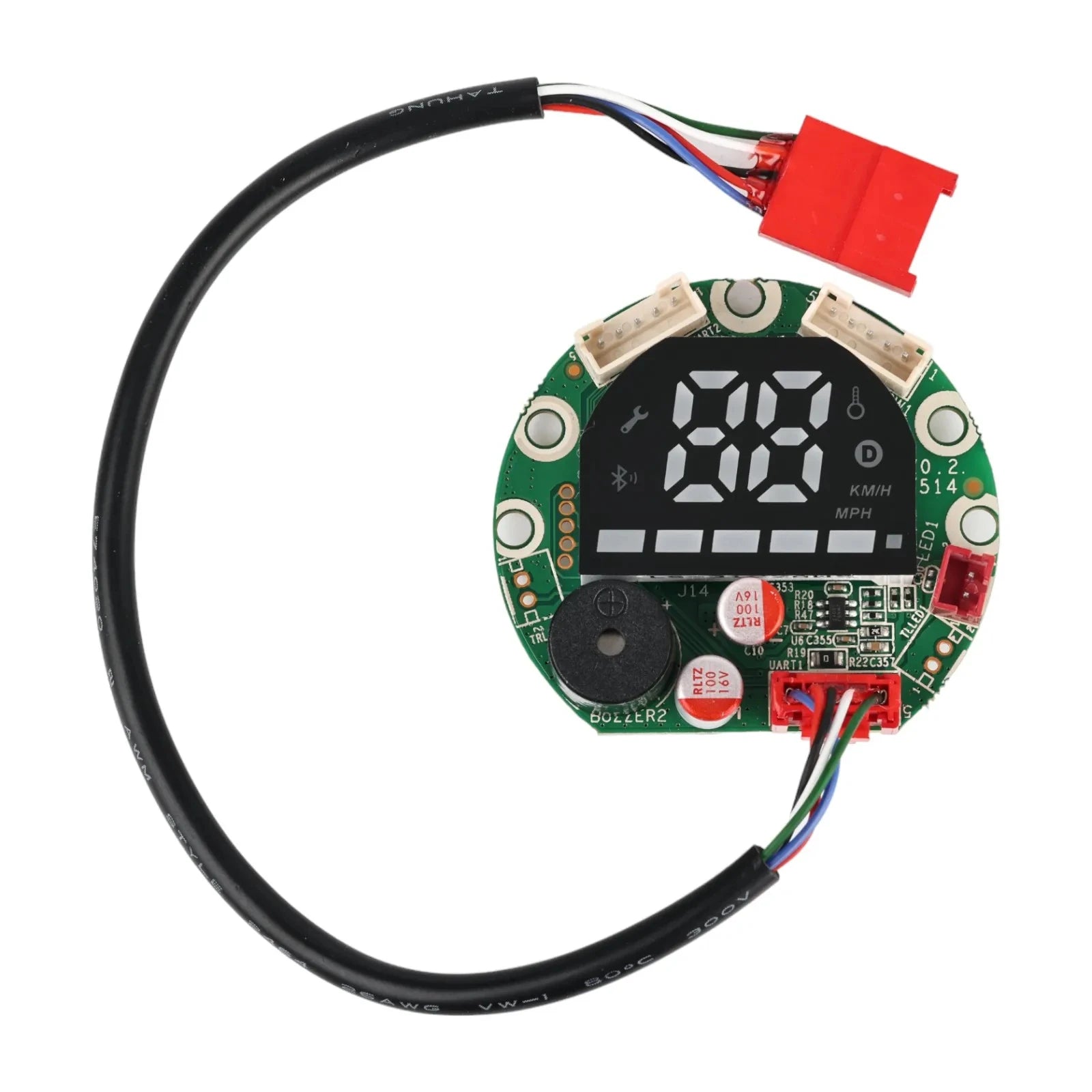 48V 15A Controller Dashboard Central Control Instrument Panel Display Screen Data Line Cable For HX X8 Electric Scooter Parts