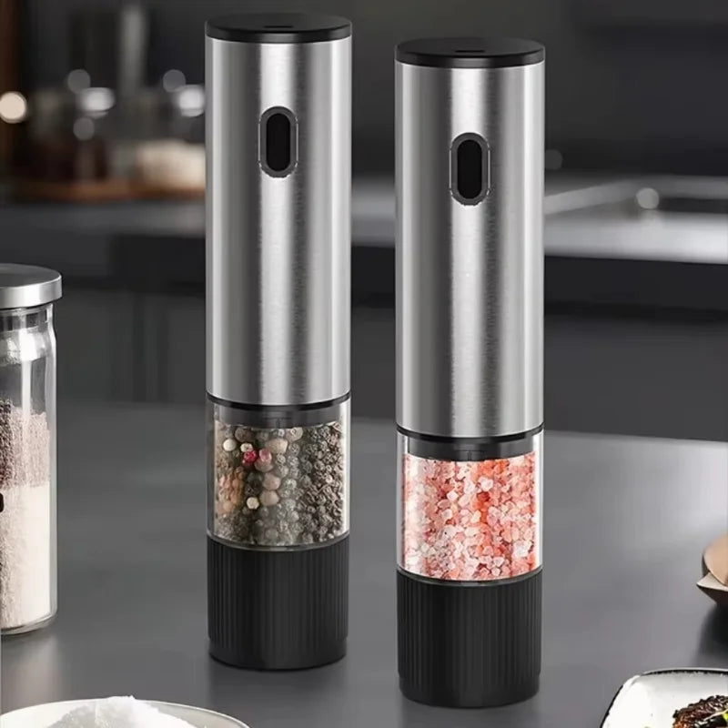 Electric Salt and Pepper Grinder Rechargeable Automatic Mill Shaker Adjustable Coarseness Kitchen Spice Tools