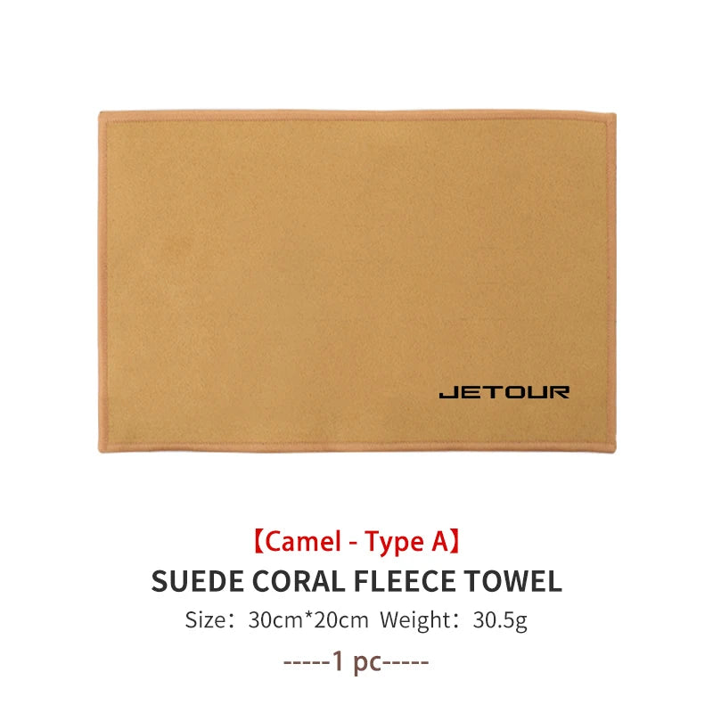 For Jetour Car Washing Towel Cleaning Cloth Quick Drying Windows Wiping Rags X70 Traveler‌ C-DM Dashing‌ X90 Shanhai X50‌ G700‌