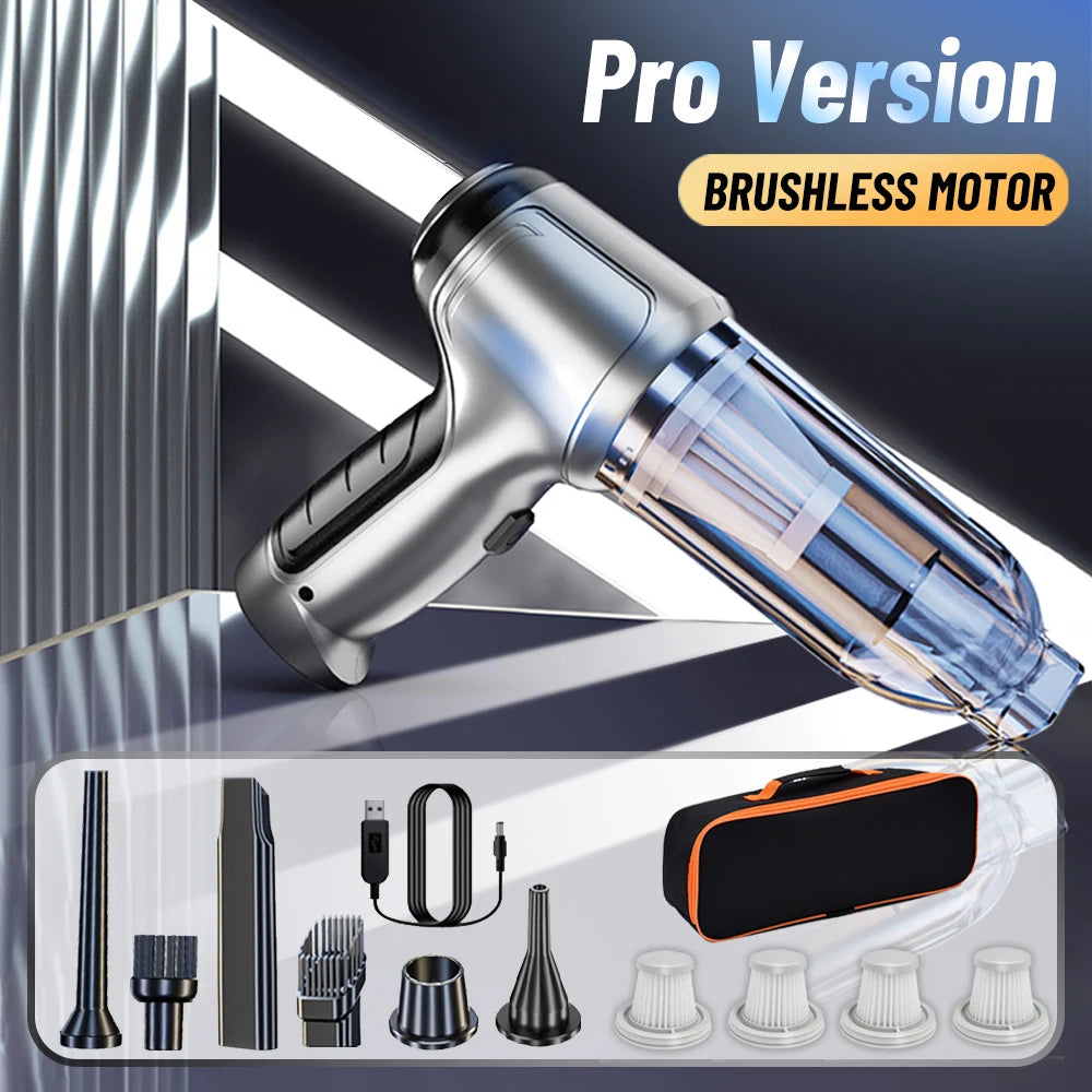 Car Vacuum Cleaner Wireless Portable Vacuum Cleaner 95000PA Powerful Handheld Vacuum Cleaner High Power Mini Blower for Car Home