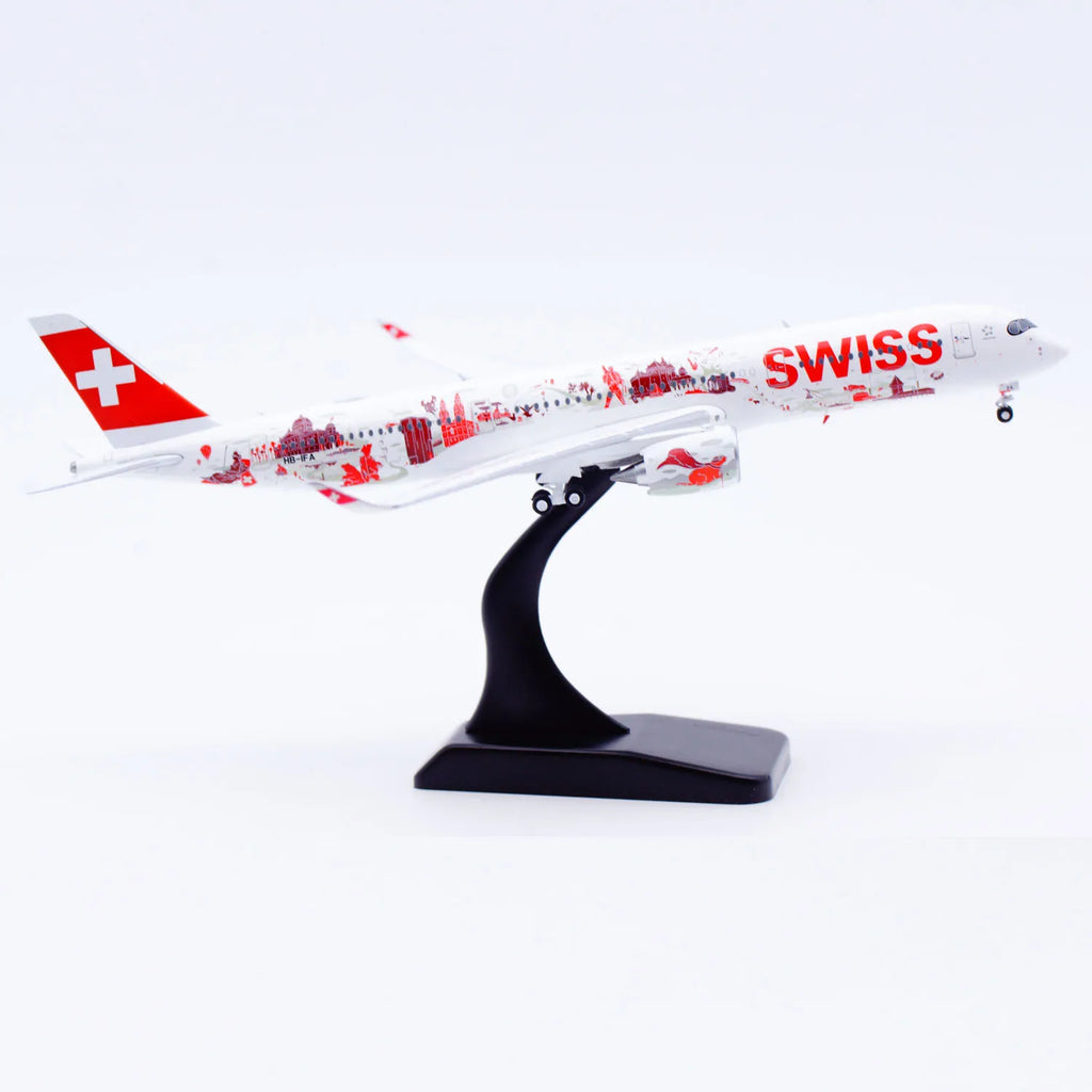 XX40284 Alloy Collectible Plane Gift JC Wings 1:400 Swiss Airlines Airbus A350-900XWB Diecast Aircraft Jet Model HB-IFA