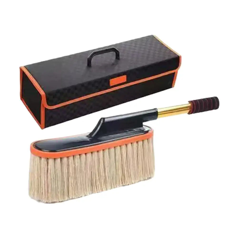 Car Duster Exterior with Extendable Handle Car Cleaning Tool Dust Remover Soft Non-Scratch Cleaning Brush For Car Home Dusting