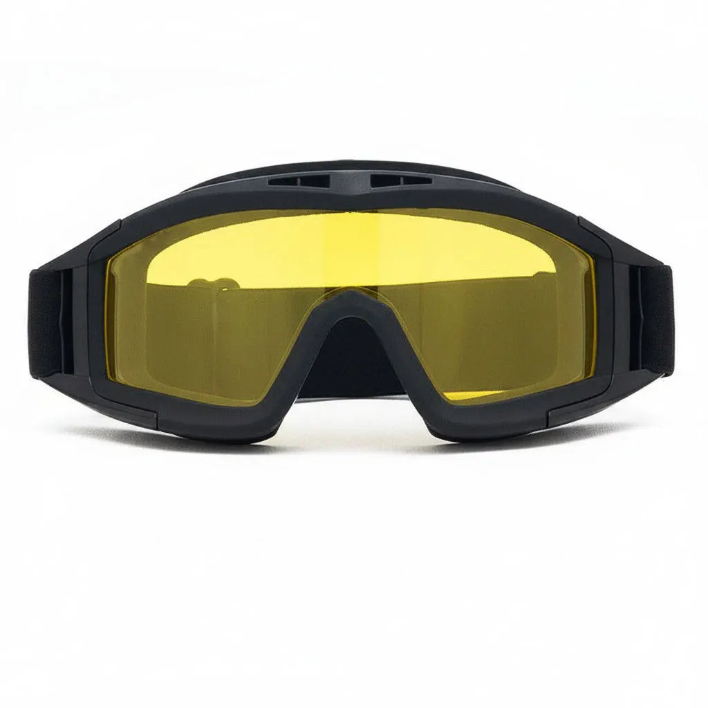 JSJM New Tactical Goggles Airsoft Windproof Dustproof Shooting Motocross Motorcycle Mountaineering Glasses CS Safe Protection