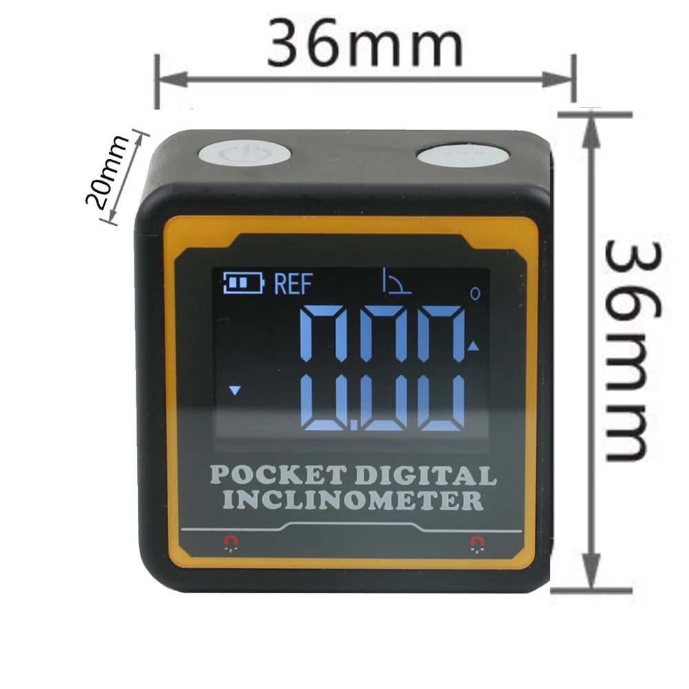 Digital Inclinometer Electronic Level Box Magnetic Protractor Angle Finder Gauge for Bevel Angle Miter Saw Car Repair Testing