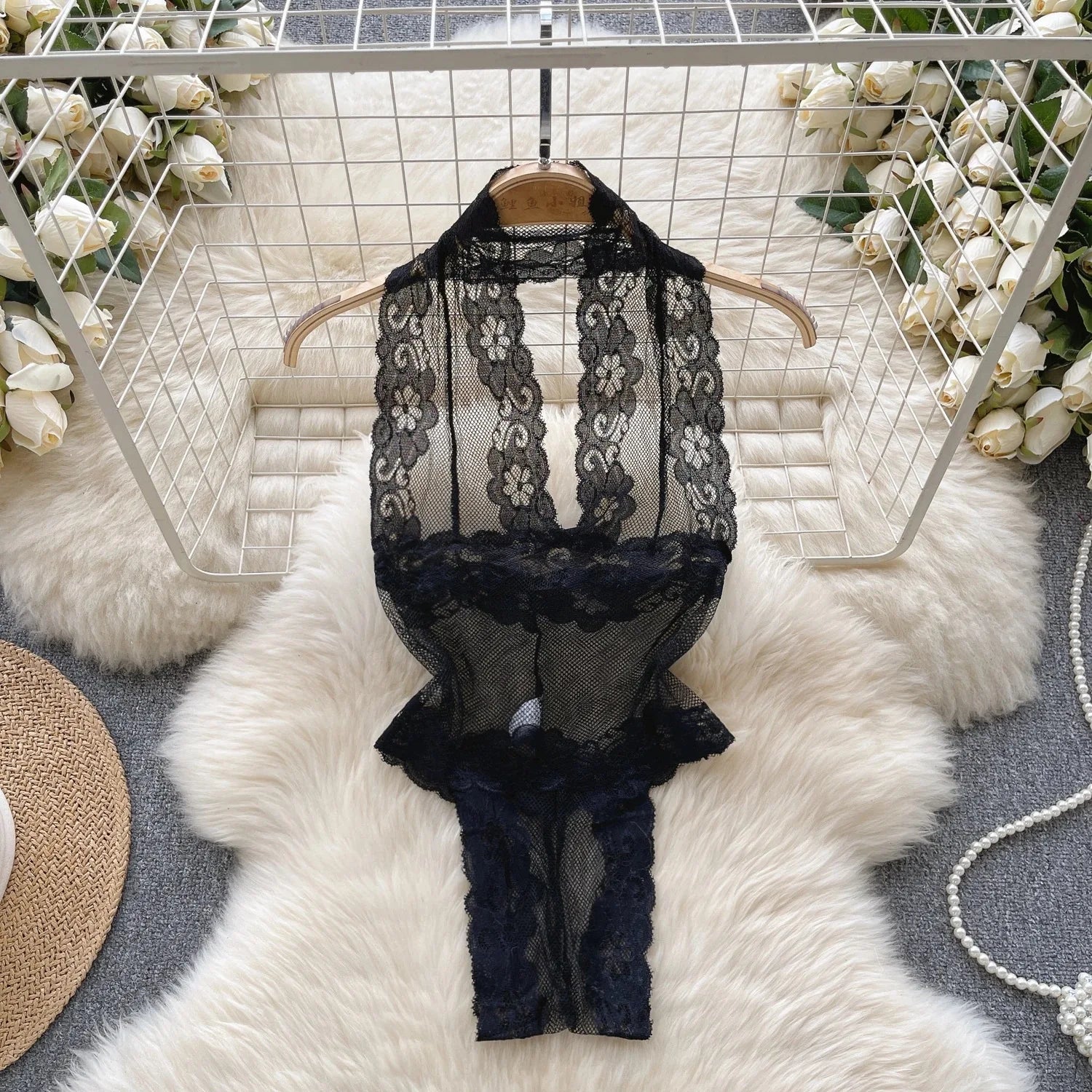 Sweet Bunny Lingerie Set Women Sexy Soft Plush Cute Bowknot Sweet Nightgowns Christmas Rabbit New