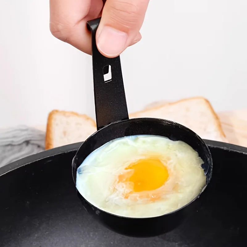 Stainless Steel Non-Stick Egg Boiling Mold - High Temperature Resistant, with Handle, Used for Making Perfect Eggs, Kitchen Cooking
