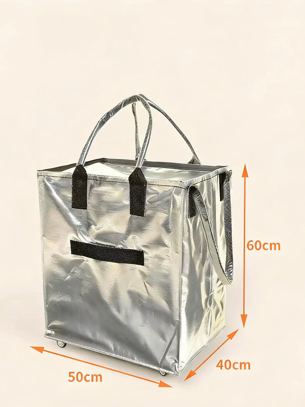 Hulken Detachable Travel Bag with Cover Silent Wheels Stackable Storage Portable Shopping Cart Large Capacity Foldable Shoppi...