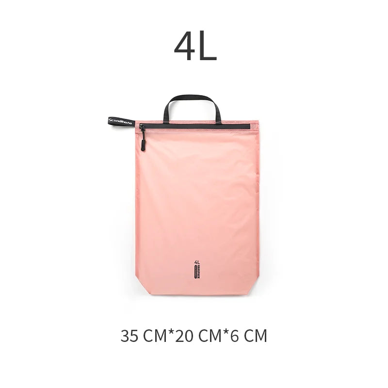 Waterproof Storage Pouch with Zipper Handle for Clothes Shoes Accessories Portable Organizer for Travel Sports Hiking