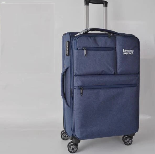 20 /22/24 Men Oxford Travel Luggage Suitcase Spinner Rolling luggage bags On Wheels Spinner Wheeled Suitcase Travel trolley bags