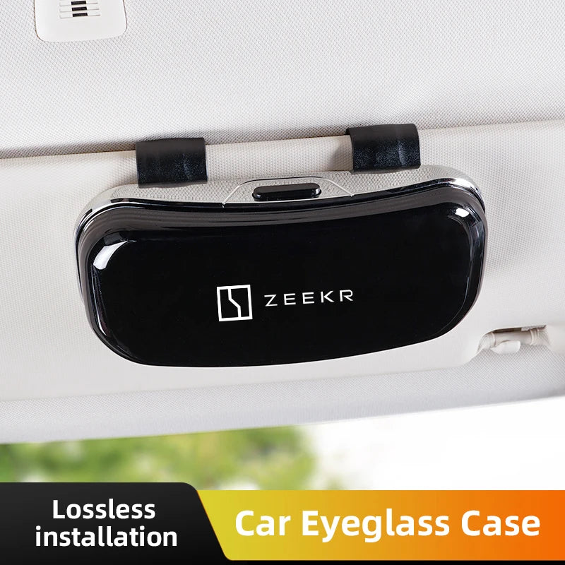 Car Sun Visor Sunglasses Box Glasses Eyeglasses Storage Case Interior Accessories For Zeekr 001 FR MIX 009 007 GT Zeekr X 7X 9X