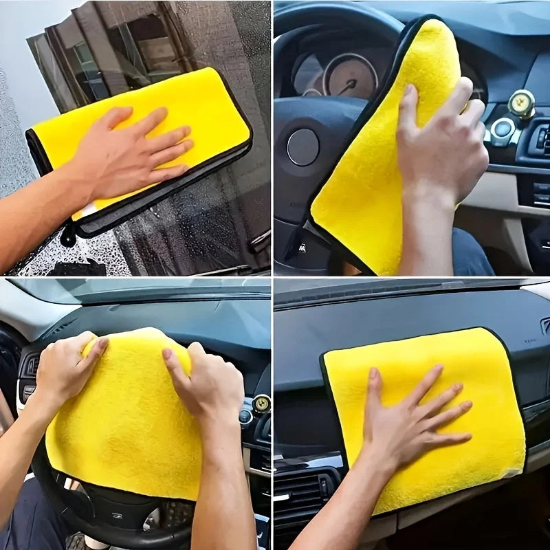 Auto Cleaning Tool Honeycomb Sponge Chenille Car Wash Gloves Dust Removal Brush Long Cleaning Brush Kit