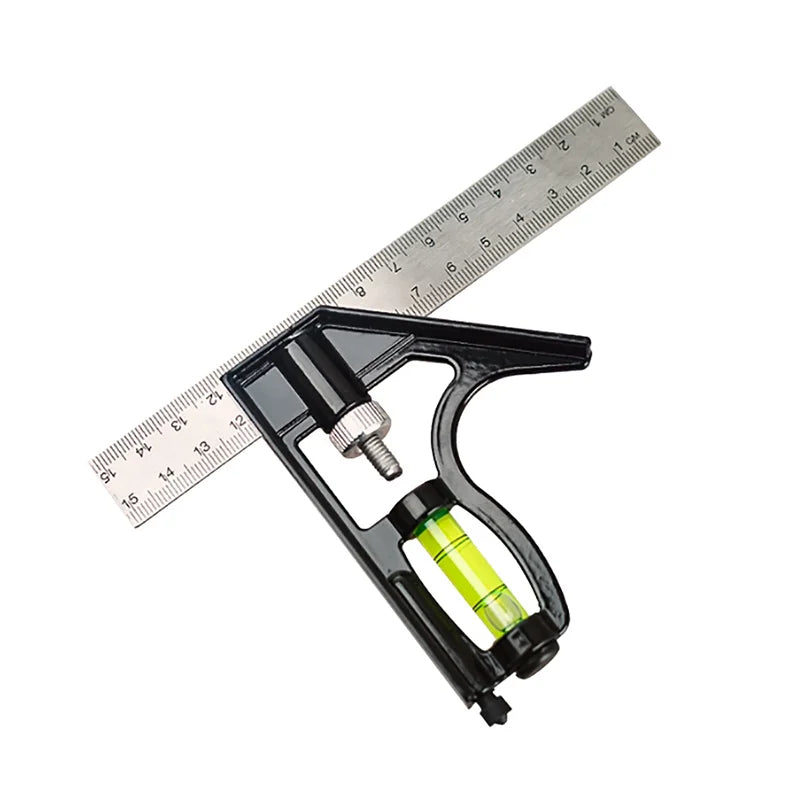 High Quality Stainless Steel Angle Square Measuring Tools Set Precise Aluminium Adjustable Combination Spirit Level