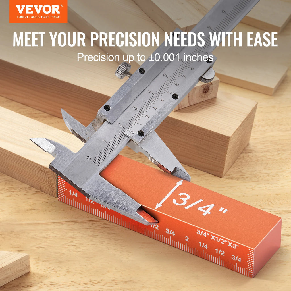 SucceBuy Setup Blocks Woodworking Tools 16-Piece Precision Height Gauge Block Set Aluminum Bars for Router Table Saw Accessories